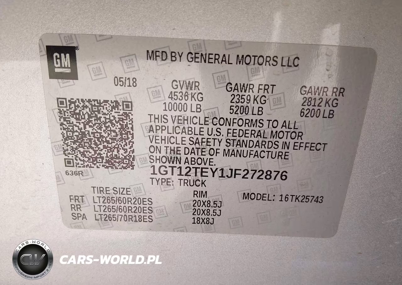 2018 GMC Sierra 2500Hd Slt VIN:1GT12TEY1JF272876 - 9