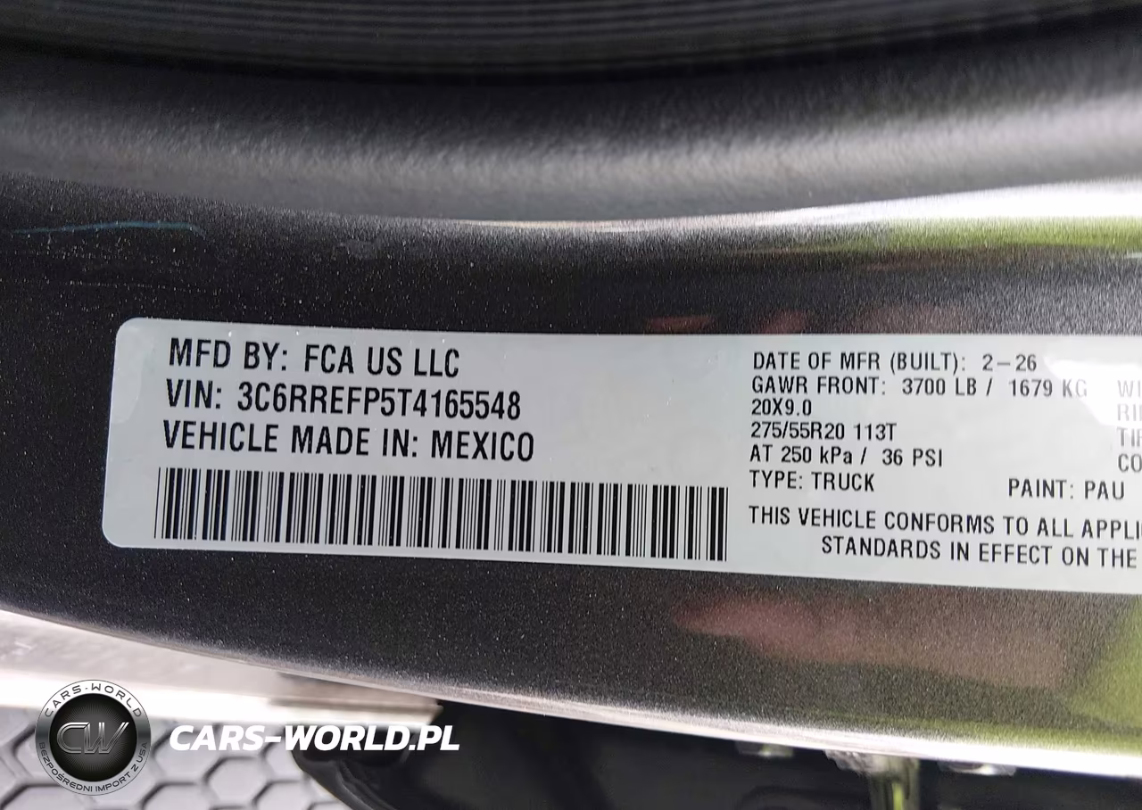 2026 Ram 1500 Big Horn 4X2 5'7 Box VIN:3C6RREFP5T4165548 - 9