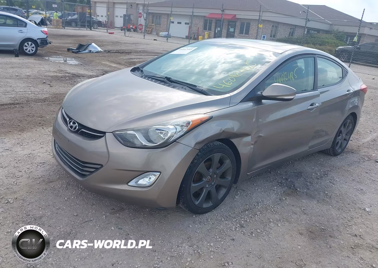2012 Hyundai Elantra Limited VIN:5NPDH4AE1CH108100 - 2