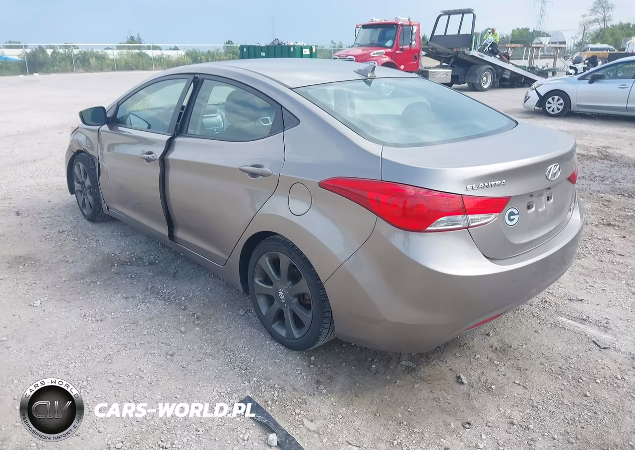 2012 Hyundai Elantra Limited VIN:5NPDH4AE1CH108100 - 3