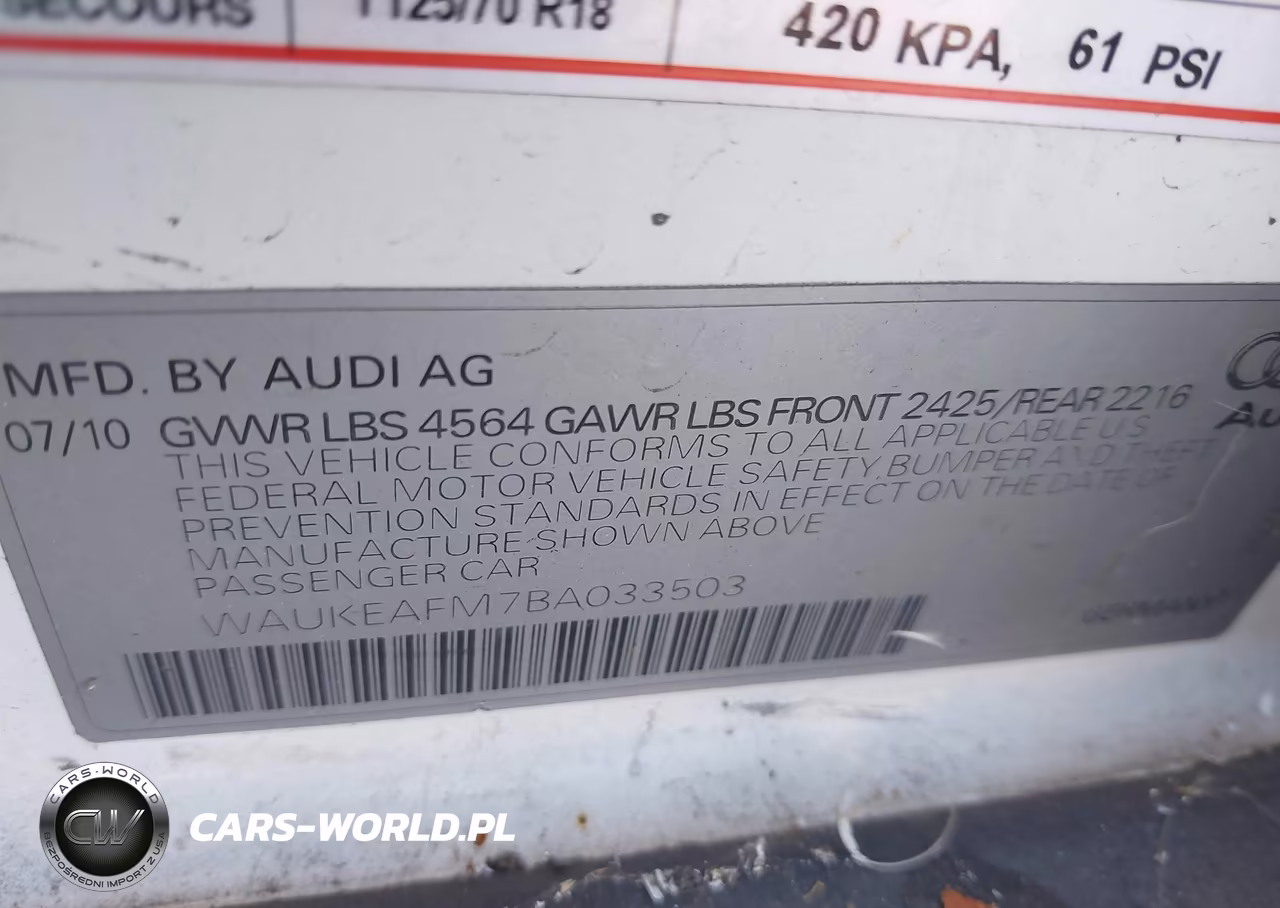 2011 Audi A3 2.0T Premium VIN:WAUKEAFM7BA033503 - 9