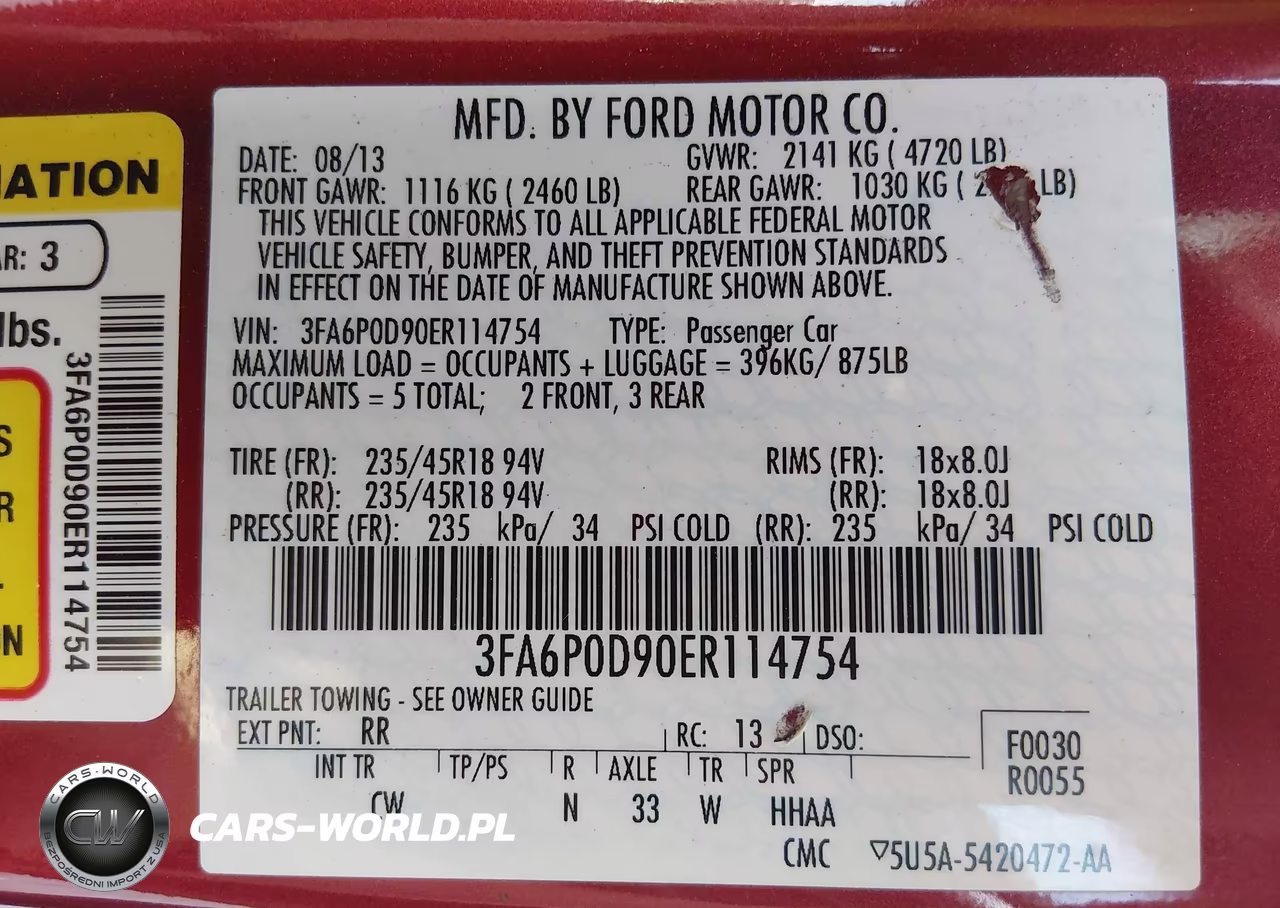 2014 Ford Fusion Titanium VIN:3FA6P0D90ER114754 - 9