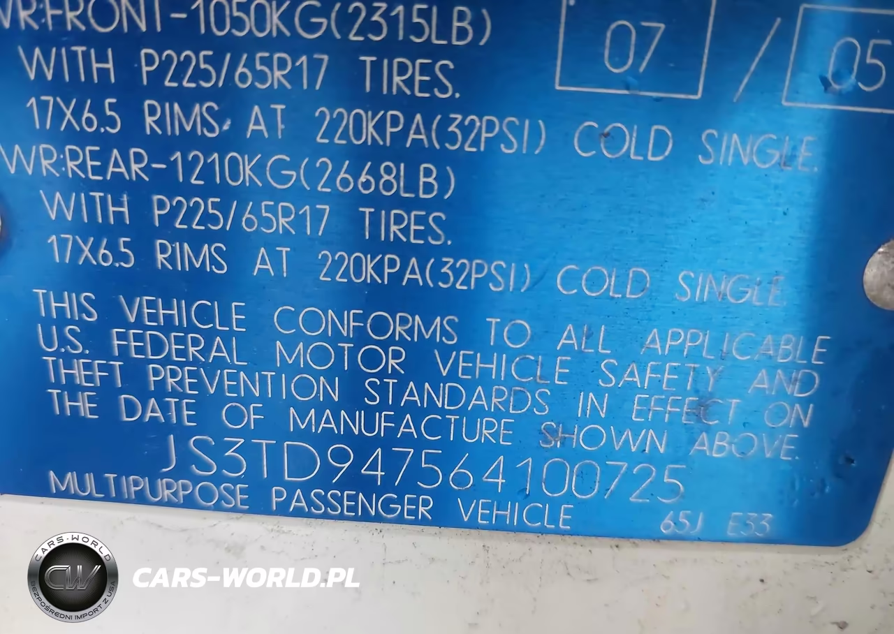 2006 Suzuki Grand Vitara Luxury VIN:JS3TD947564100725 - 9