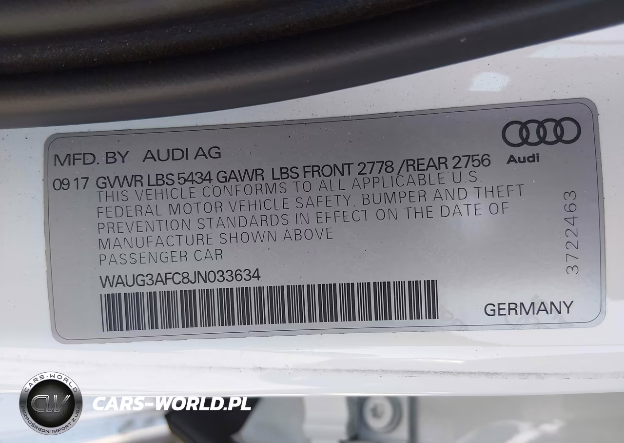 2018 Audi A6 3.0T Premium Plus VIN:WAUG3AFC8JN033634 - 9