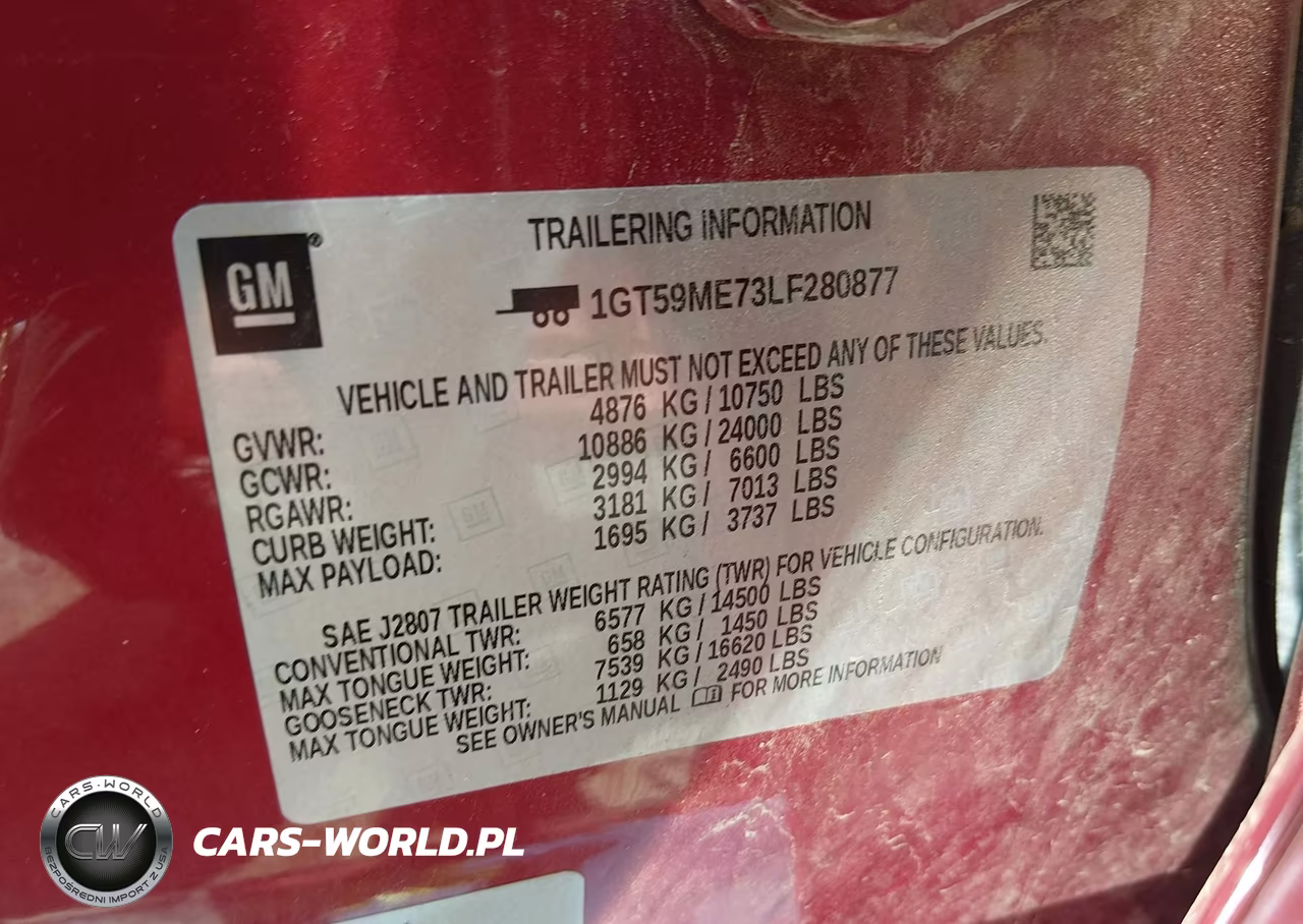 2020 GMC Sierra 2500Hd 4Wd Long Bed Sle VIN:1GT59ME73LF280877 - 8