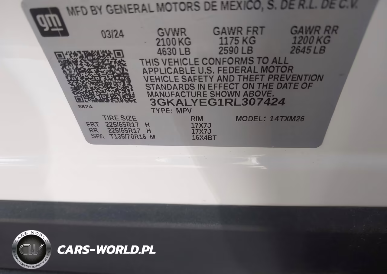 2024 GMC Terrain Awd At4 VIN:3GKALYEG1RL307424 - 9