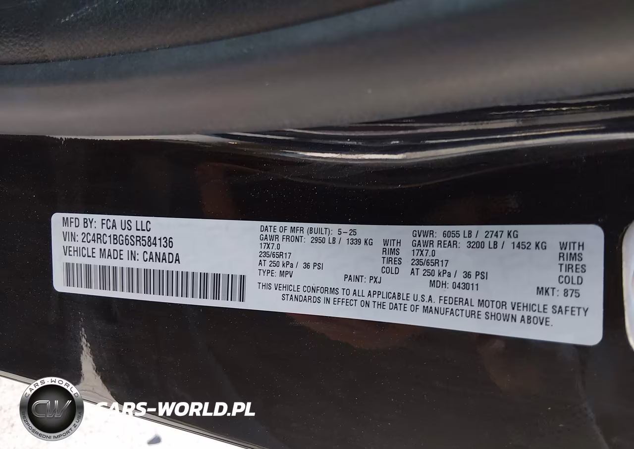 2025 Chrysler Pacifica Select VIN:2C4RC1BG6SR584136 - 9