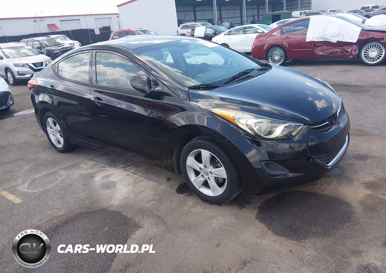 2013 Hyundai Elantra Gls VIN:KMHDH4AE6DU999987 - 1