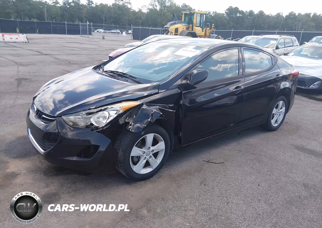 2013 Hyundai Elantra Gls VIN:KMHDH4AE6DU999987 - 2