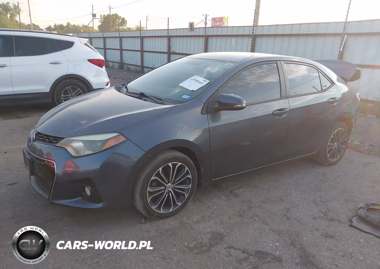 2015 Toyota Corolla S Plus VIN:5YFBURHE9FP294269 - 2