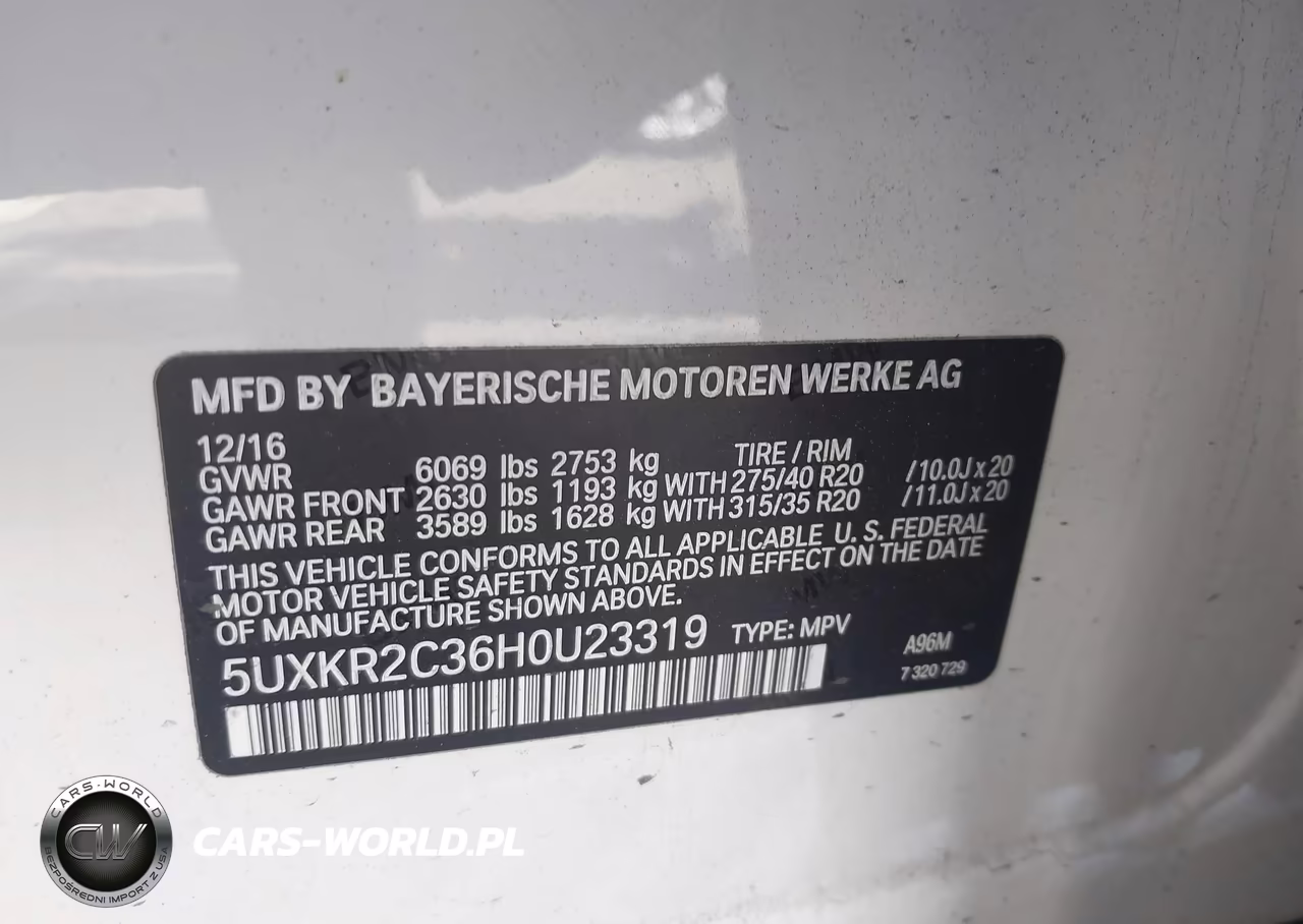 2017 BMW X5 Sdrive35I VIN:5UXKR2C36H0U23319 - 9