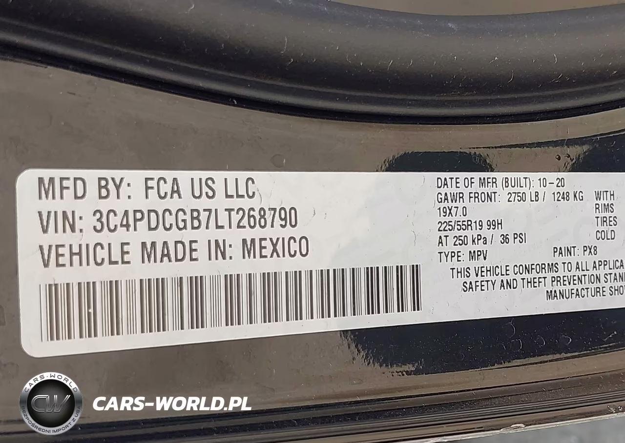 2020 Dodge Journey Crossroad VIN:3C4PDCGB7LT268790 - 9