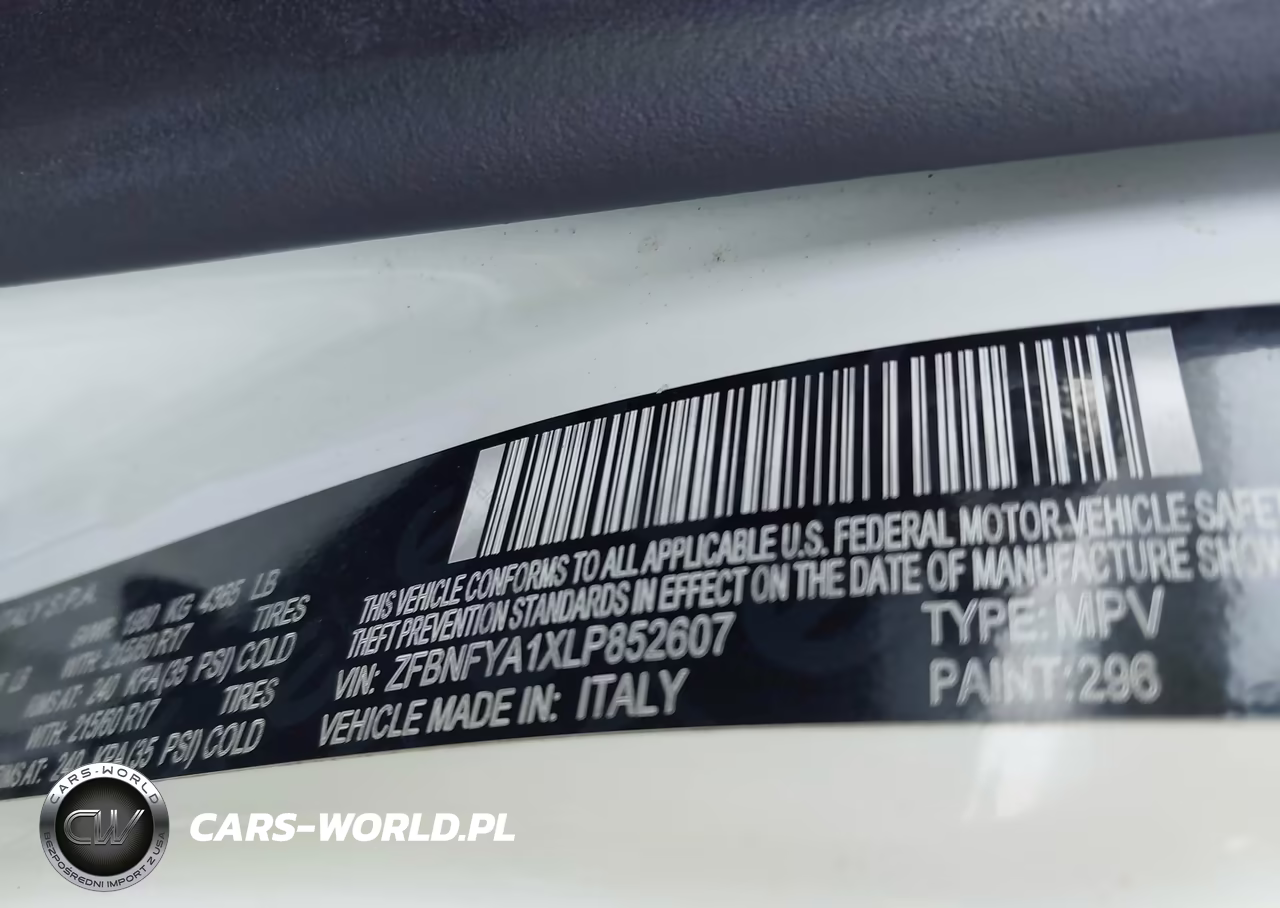 2020 Fiat 500X Pop Awd VIN:ZFBNFYA1XLP852607 - 9