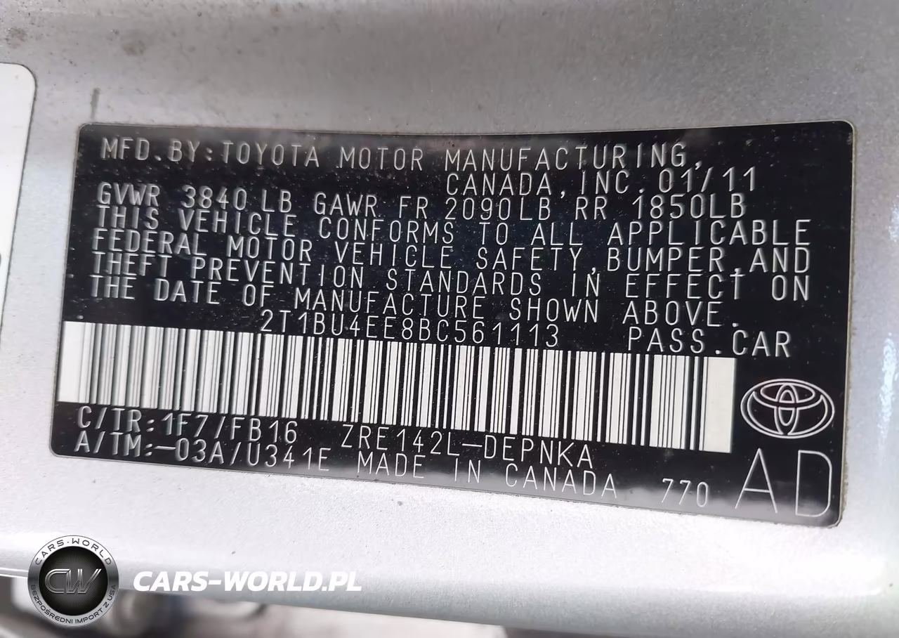 2011 Toyota Corolla Le VIN:2T1BU4EE8BC561113 - 9