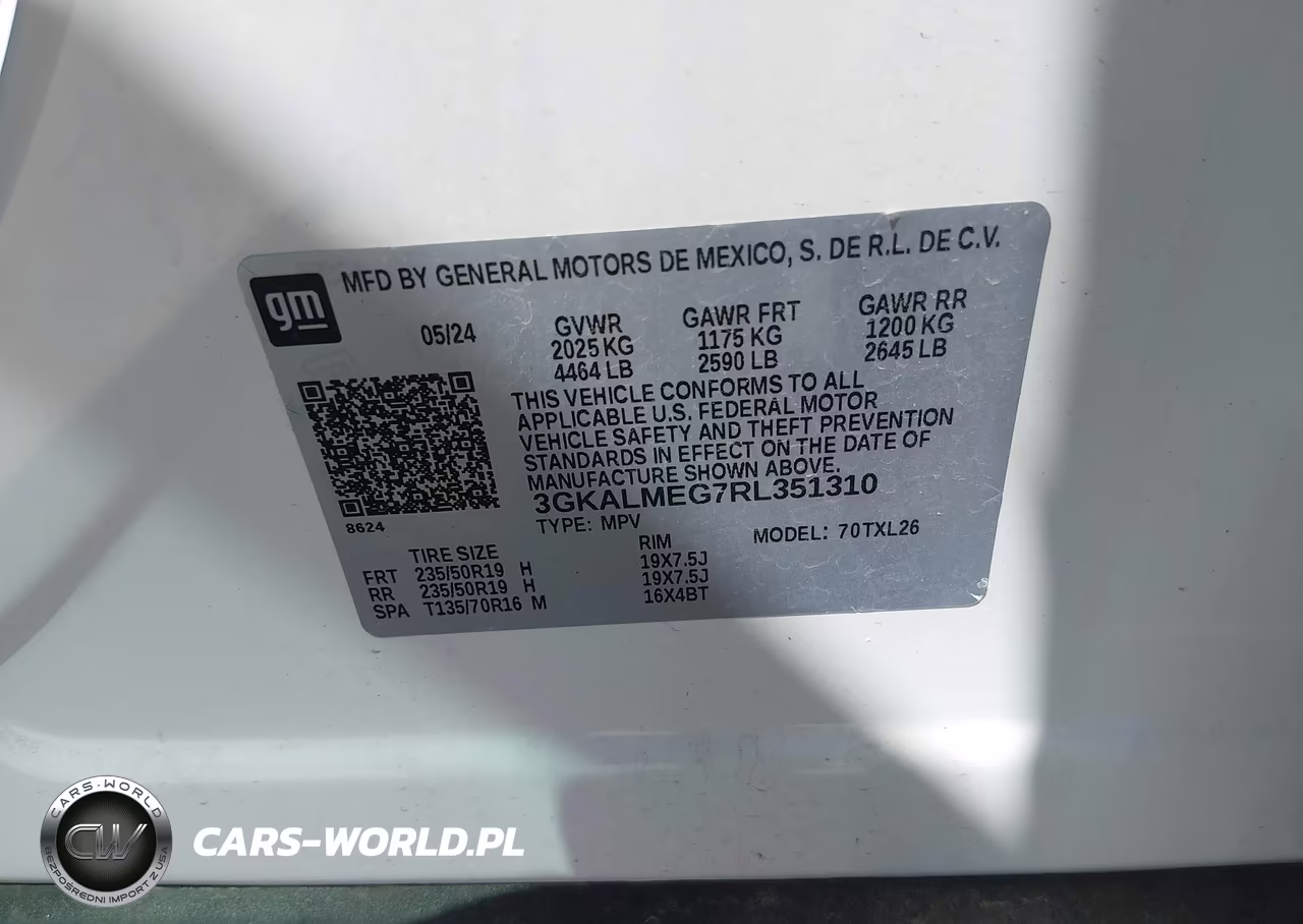 2024 GMC Terrain Fwd Sle VIN:3GKALMEG7RL351310 - 9