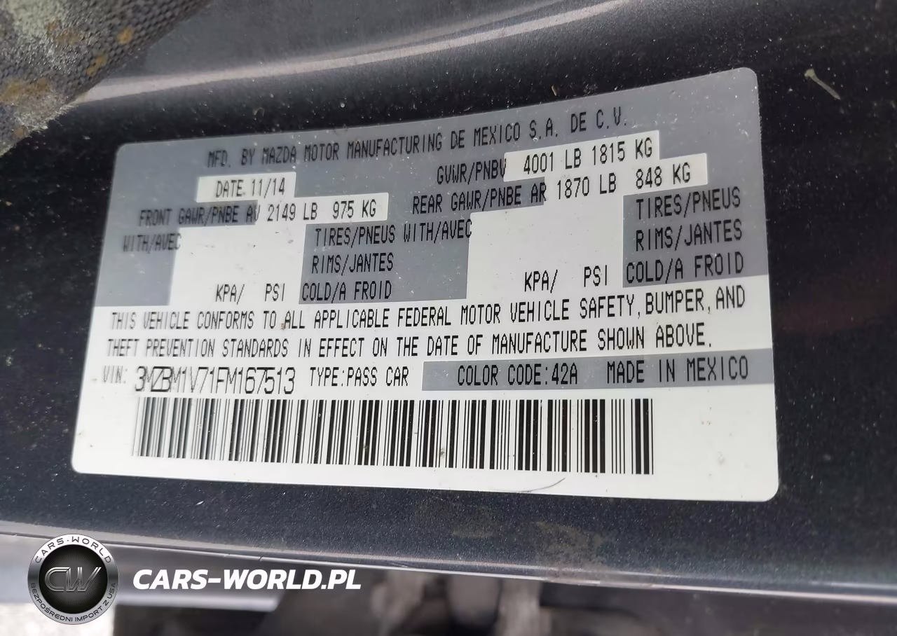 2015 Mazda Mazda3 I Touring VIN:3MZBM1V71FM167513 - 9