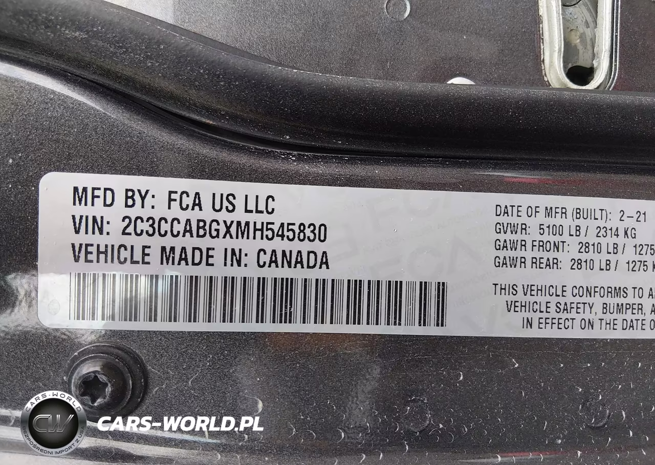 2021 Chrysler 300 300S VIN:2C3CCABGXMH545830 - 9