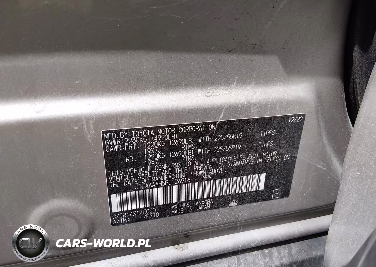 2023 Toyota Venza Xle VIN:JTEAAAAH5PJ126916 - 9