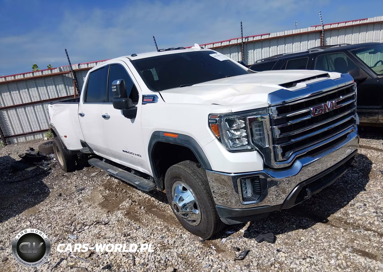 2021 GMC Sierra 3500Hd 4Wd Long Bed Slt VIN:1GT49UEY7MF153636 - 1