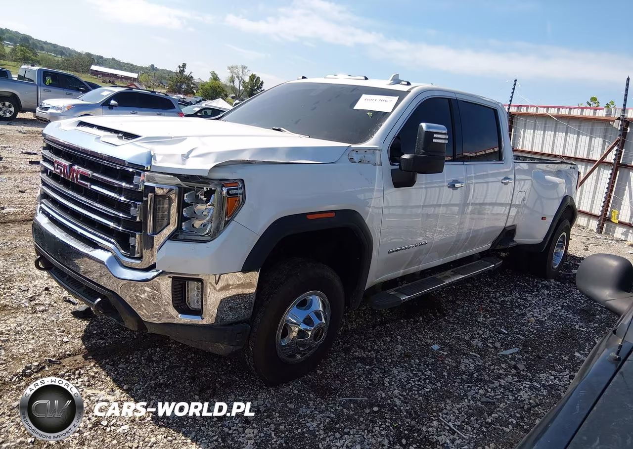 2021 GMC Sierra 3500Hd 4Wd Long Bed Slt VIN:1GT49UEY7MF153636 - 2