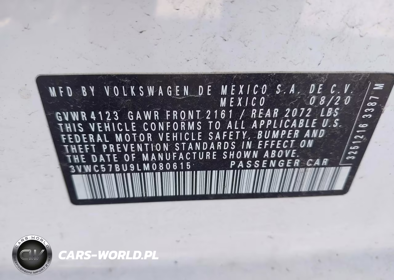 2020 Volkswagen Jetta 1.4T R-Line-1.4T S-1.4T Se VIN:3VWC57BU9LM080615 - 9