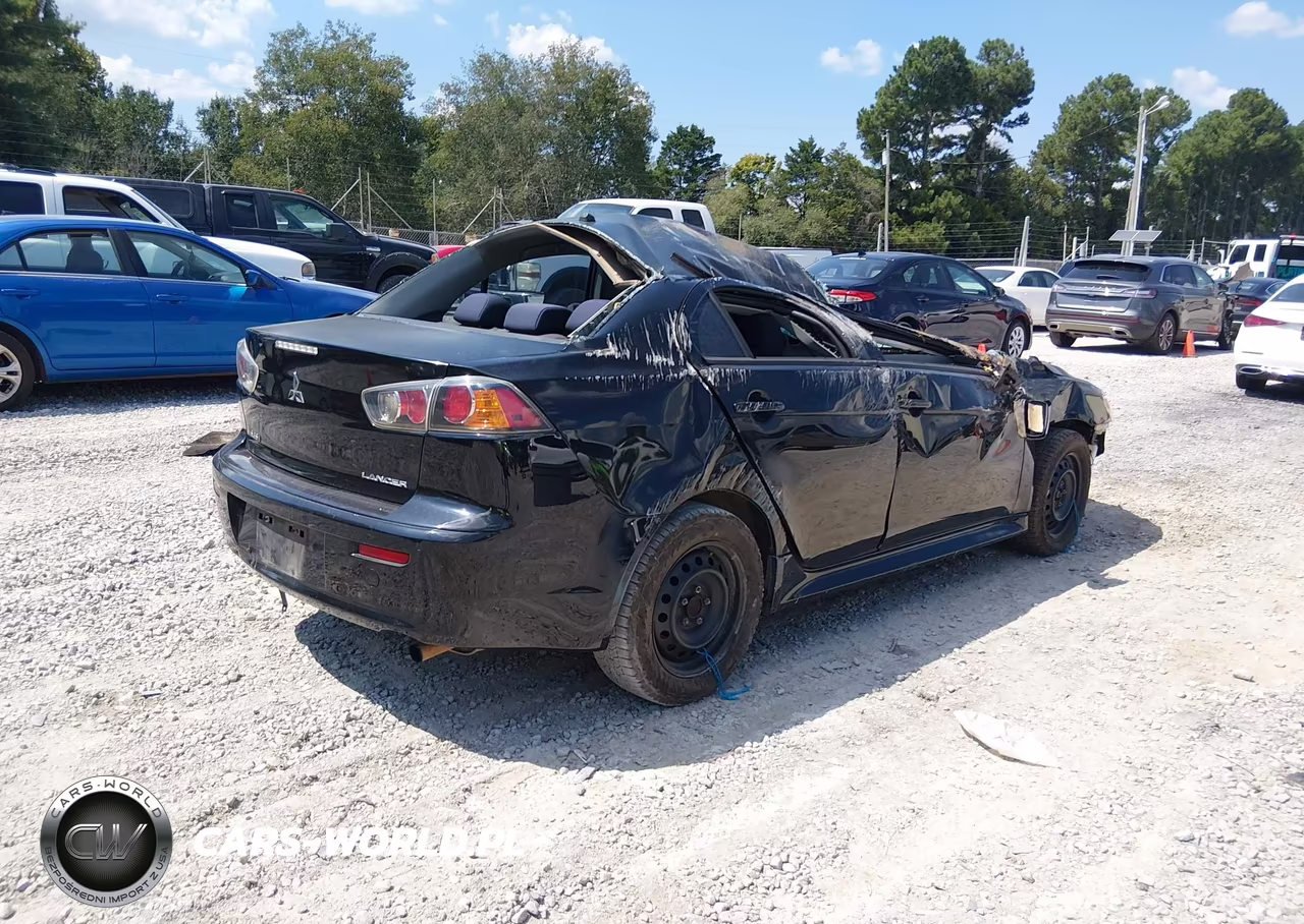 2013 Mitsubishi Lancer Es VIN:JA32U2FU8DU001686 - 4