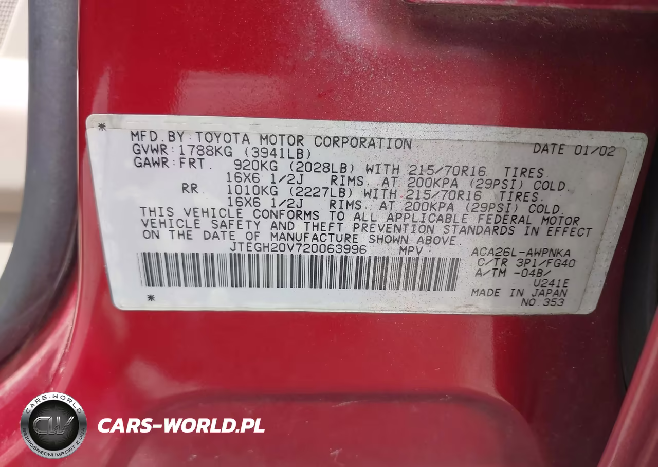 2002 Toyota Rav4 VIN:JTEGH20V720063996 - 9