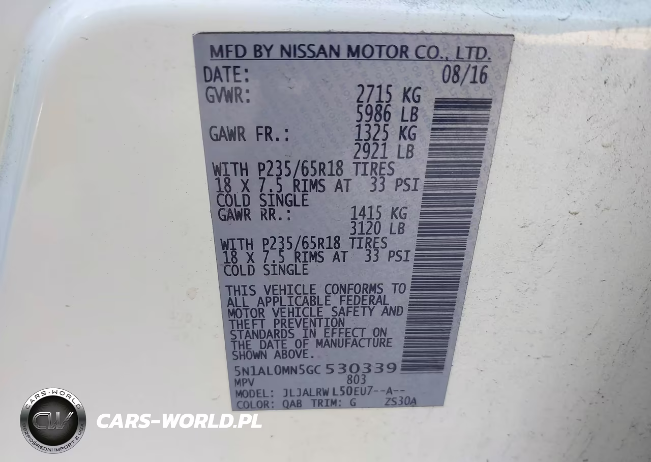 2016 Infiniti Qx60 VIN:5N1AL0MN5GC530339 - 9