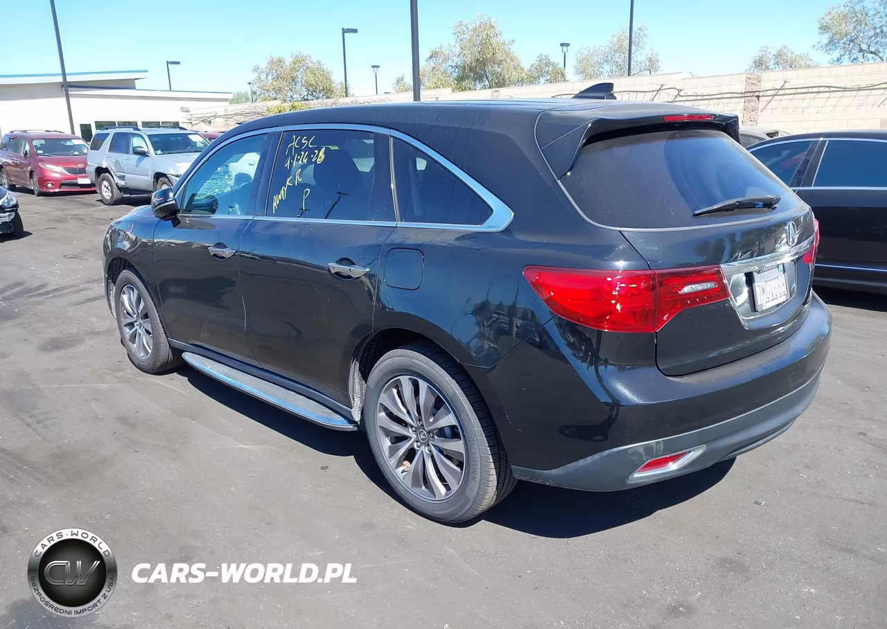 2016 Acura Mdx Technology Acurawatch Plus Packages-Technology Package VIN:5FRYD4H43GB018279 - 3