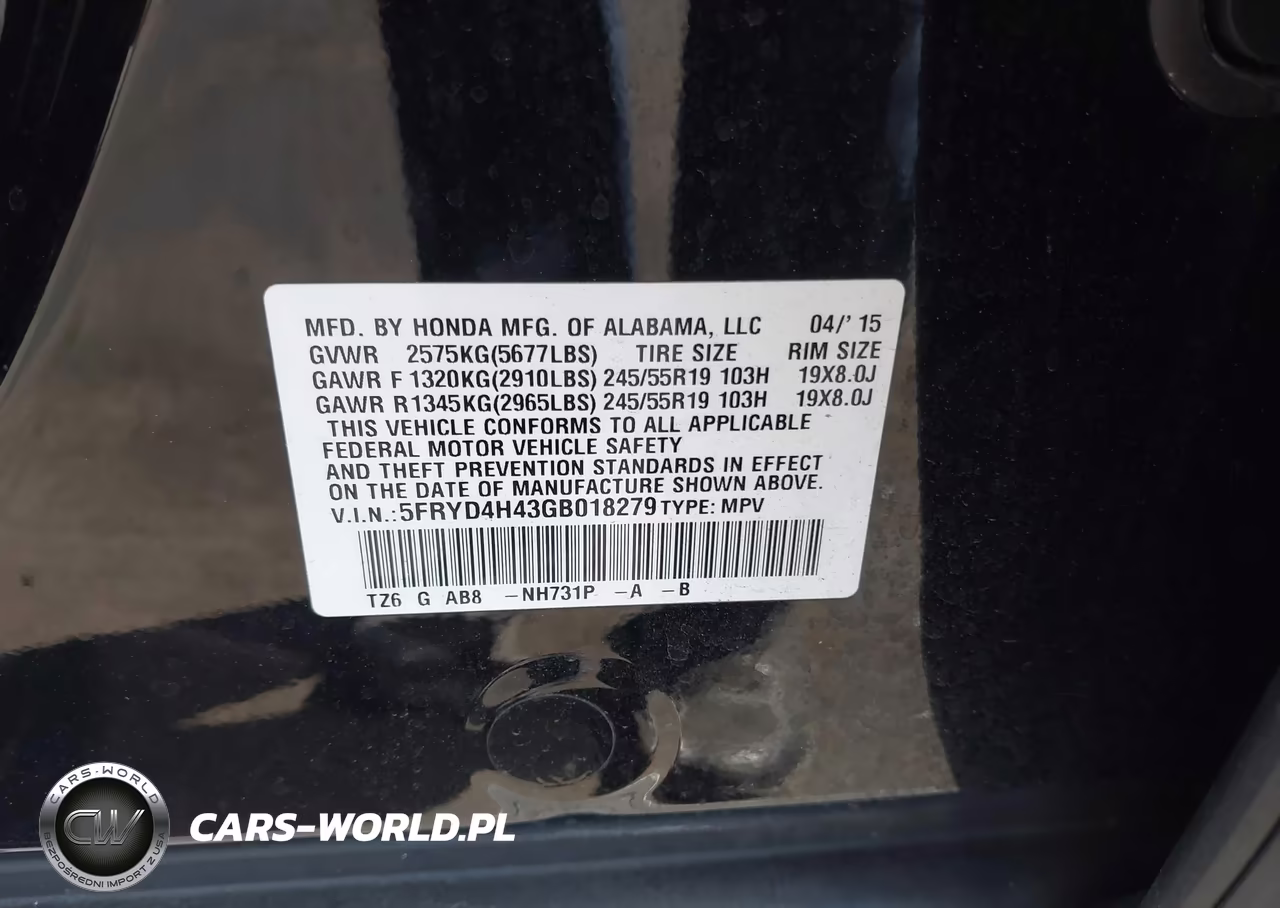2016 Acura Mdx Technology Acurawatch Plus Packages-Technology Package VIN:5FRYD4H43GB018279 - 9
