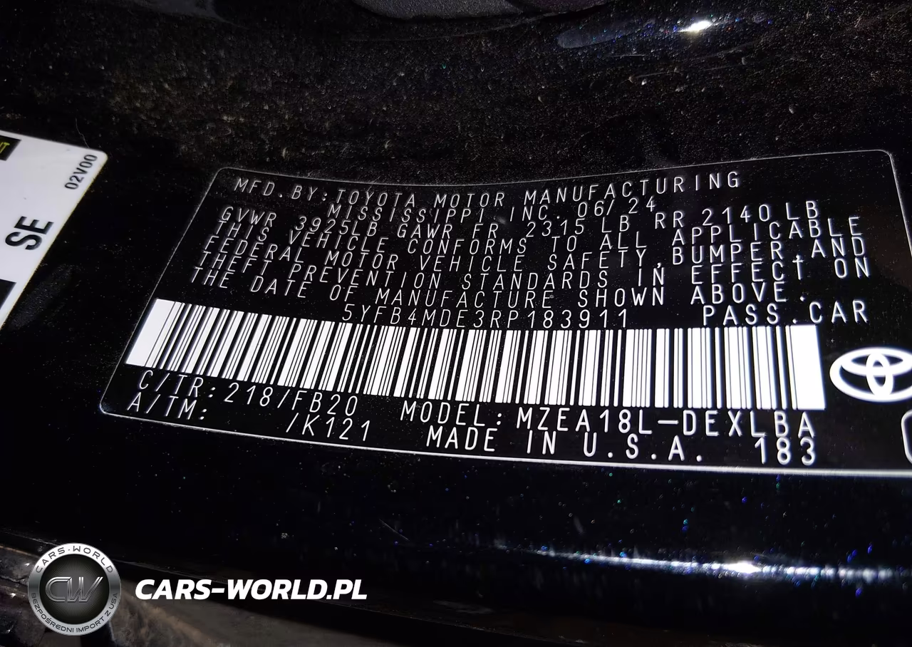 2024 Toyota Corolla Le VIN:5YFB4MDE3RP183911 - 9