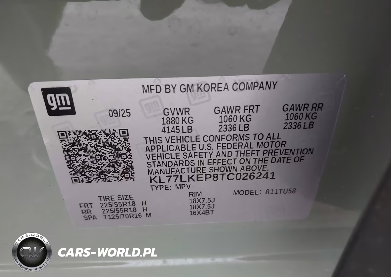 2026 Chevrolet Trax Fwd Activ VIN:KL77LKEP8TC026241 - 9