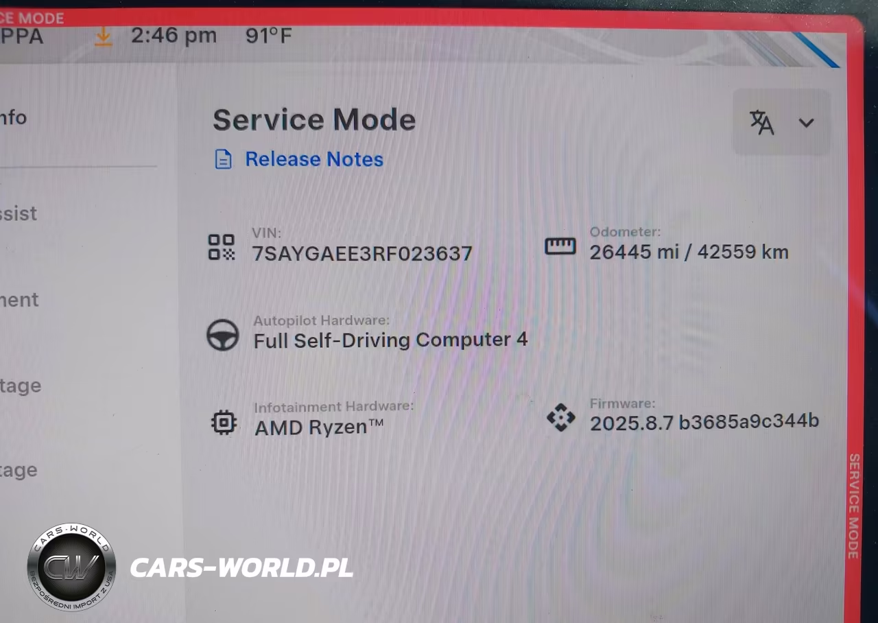 2024 Tesla Model Y Long Range Dual Motor All-Wheel Drive VIN:7SAYGAEE3RF023637 - 7