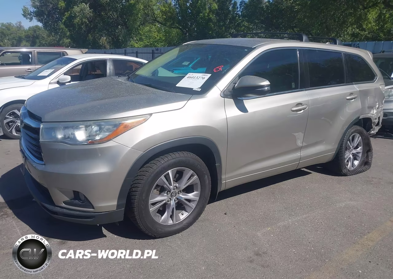 2016 Toyota Highlander Le Plus V6 VIN:5TDBKRFH9GS309493 - 2