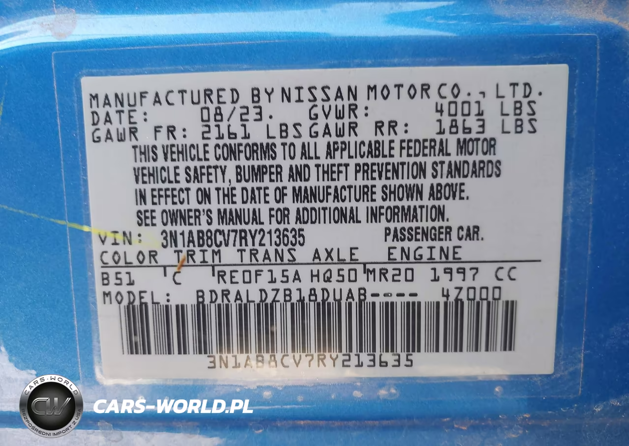2024 Nissan Sentra Sv Xtronic Cvt VIN:3N1AB8CV7RY213635 - 9