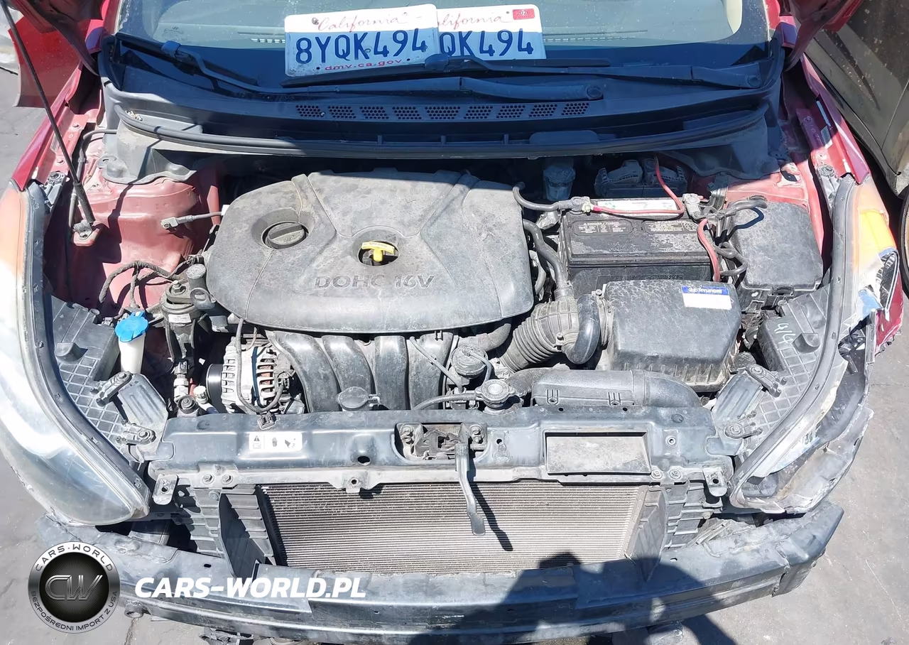 2013 Hyundai Elantra Gls VIN:KMHDH4AE0DU590724 - 10