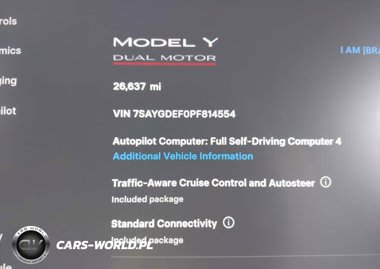 2023 Tesla Model Y Performance Dual Motor All-Wheel Drive VIN:7SAYGDEF0PF814554 - 15