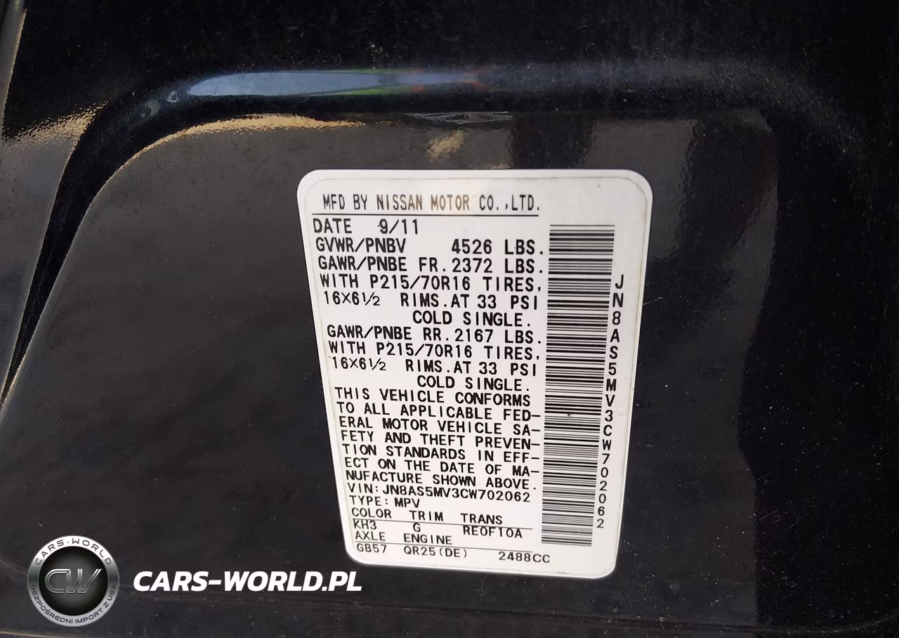 2012 Nissan Rogue S VIN:JN8AS5MV3CW702062 - 9