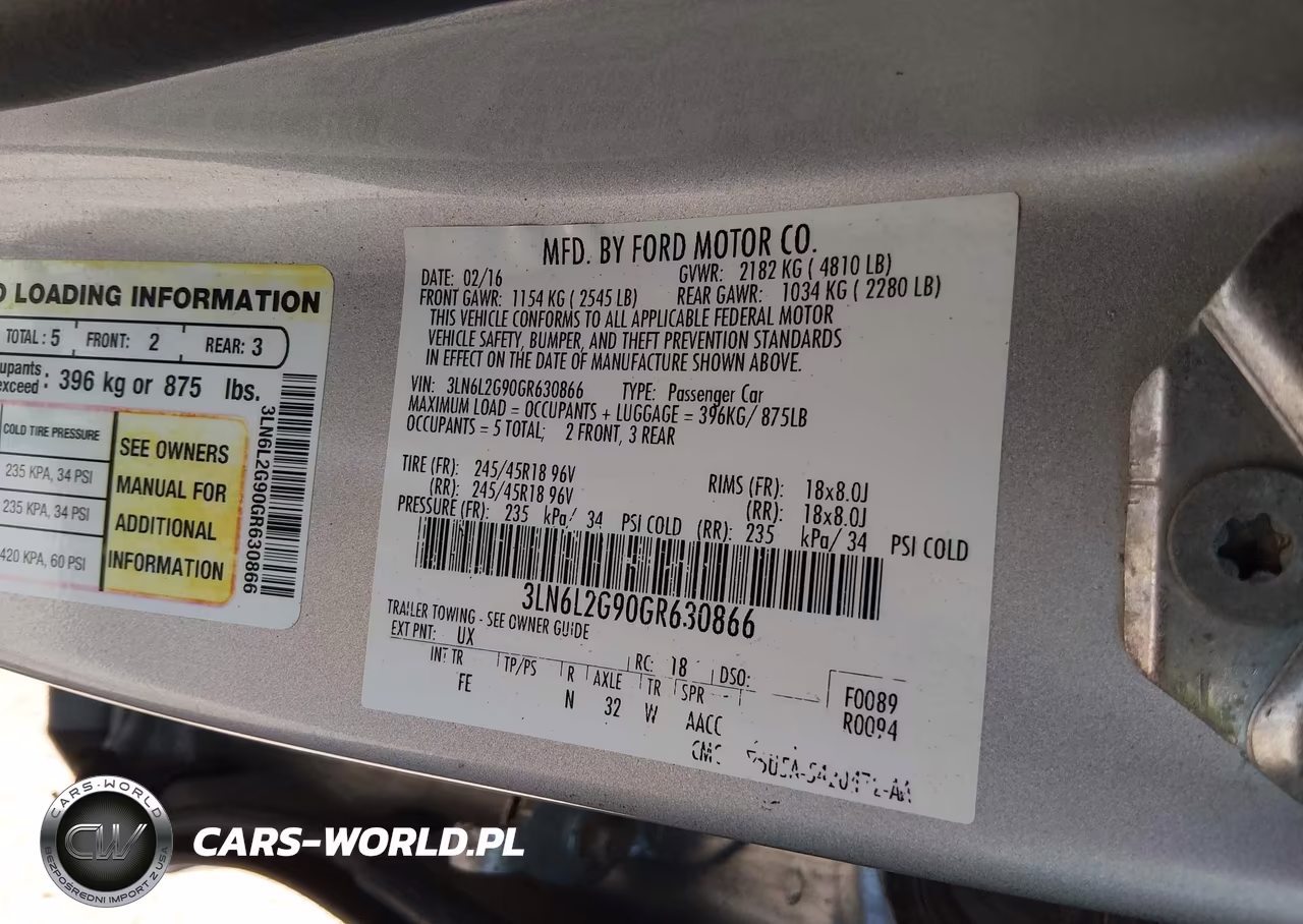 2016 Lincoln Mkz VIN:3LN6L2G90GR630866 - 9
