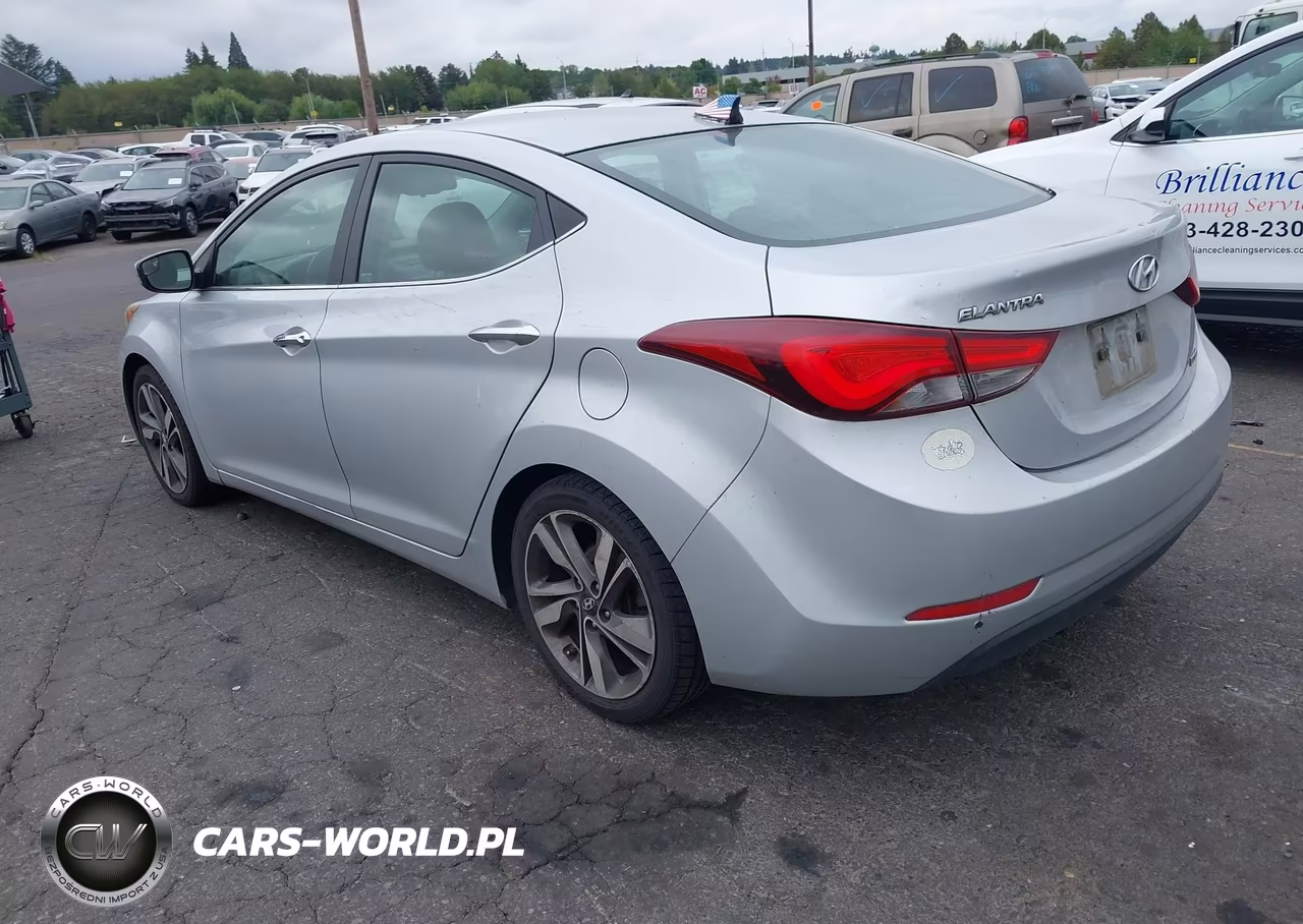 2014 Hyundai Elantra Limited VIN:5NPDH4AE4EH471347 - 3