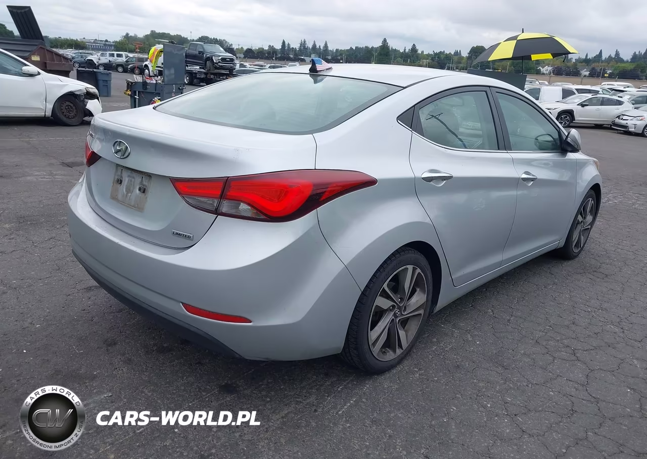 2014 Hyundai Elantra Limited VIN:5NPDH4AE4EH471347 - 4