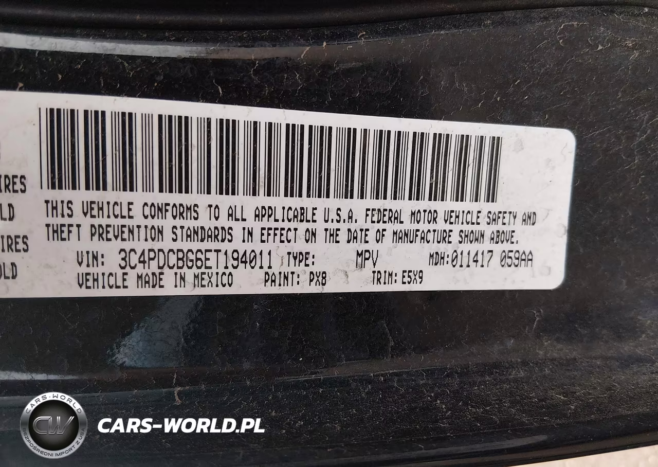 2014 Dodge Journey Sxt VIN:3C4PDCBG6ET194011 - 9