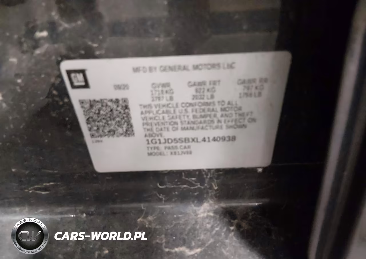 2020 Chevrolet Sonic Fwd Lt VIN:1G1JD5SBXL4140938 - 9