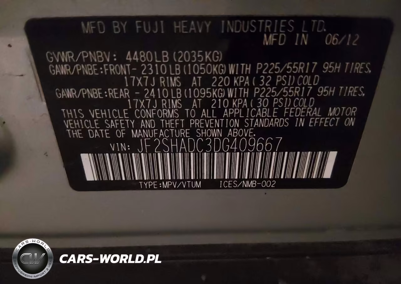 2013 Subaru Forester 2.5X Premium VIN:JF2SHADC3DG409667 - 9