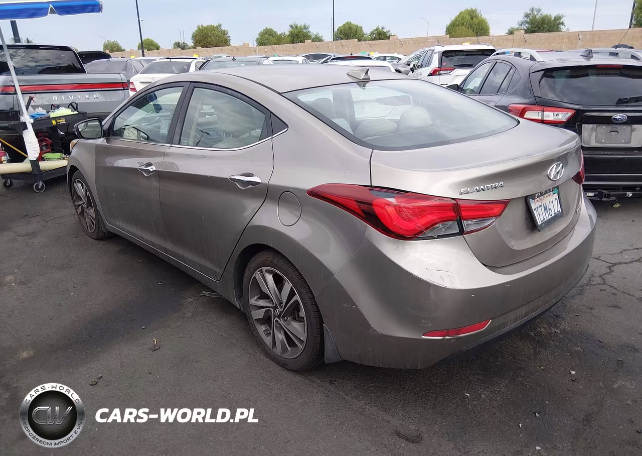 2014 Hyundai Elantra Limited VIN:5NPDH4AE4EH477133 - 3