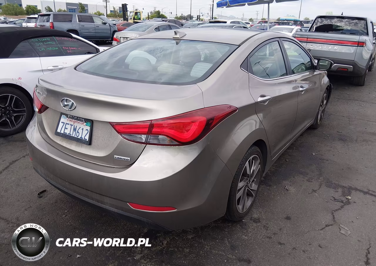 2014 Hyundai Elantra Limited VIN:5NPDH4AE4EH477133 - 4