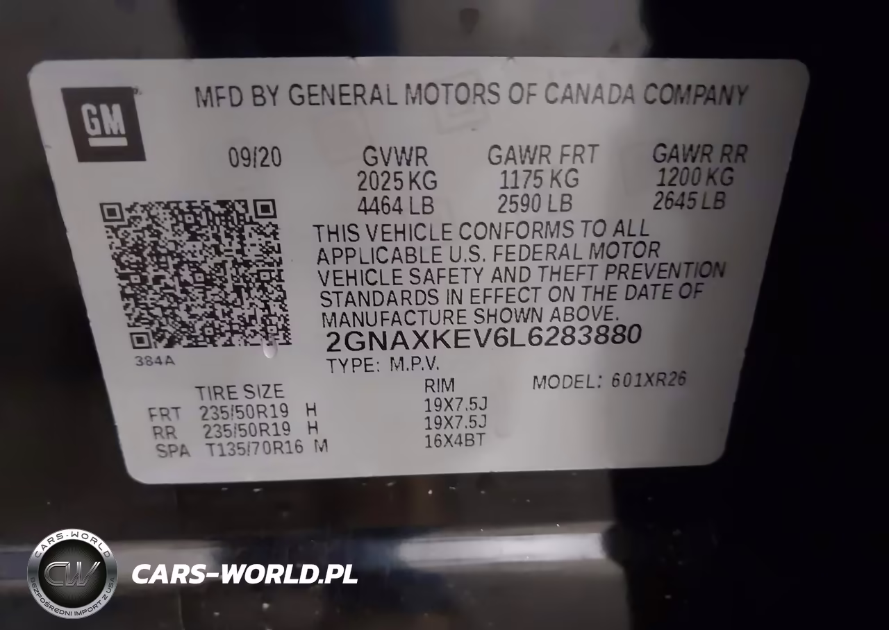 2020 Chevrolet Equinox Fwd Lt 1.5L Turbo VIN:2GNAXKEV6L6283880 - 9