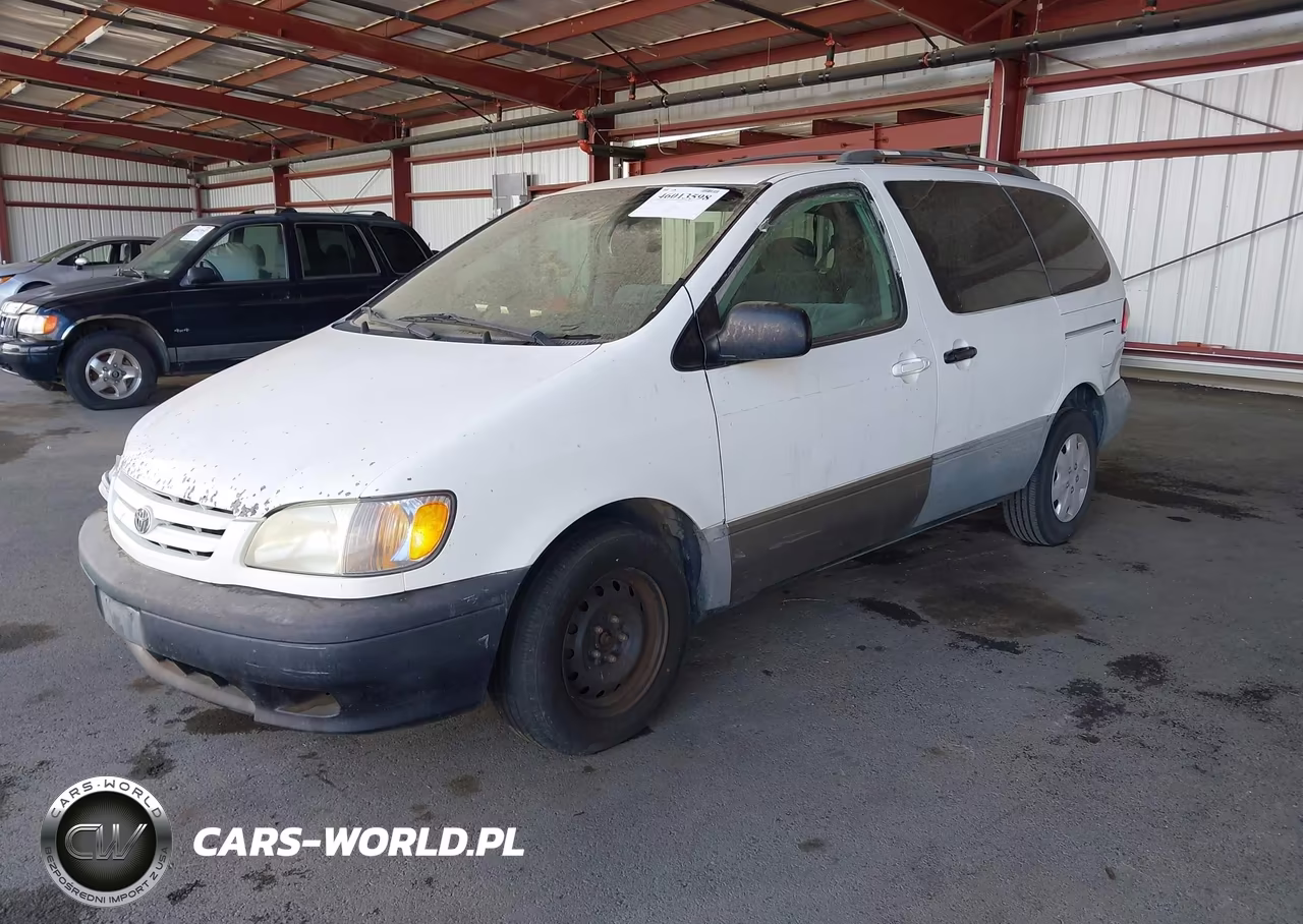 2001 Toyota Sienna Le VIN:4T3ZF13C91U387162 - 2