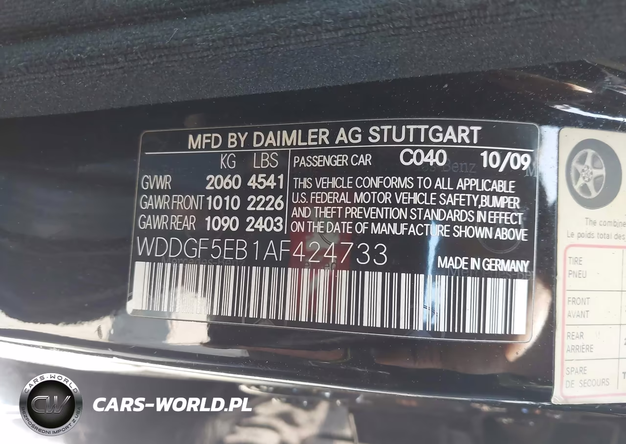 2010 Mercedes-Benz C 300 Luxury-Sport VIN:WDDGF5EB1AF424733 - 9