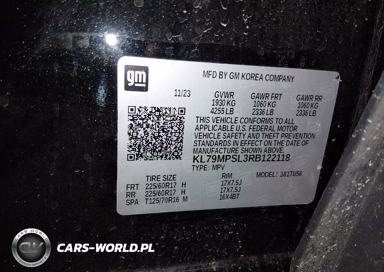 2024 Chevrolet Trailblazer Fwd Lt VIN:KL79MPSL3RB122118 - 9